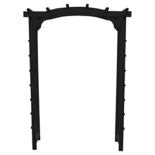 Keystone Amish Co. Newport Pressure Treated Pine Arbor, 4-Foot, Charcoal Stain