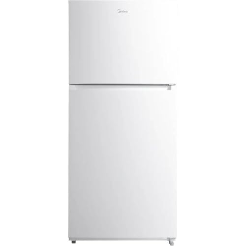 Midea MRT18D3BWW 18 Cu. Ft. White Garage Ready Top Freezer Refrigerator