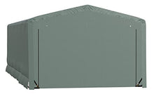 ShelterLogic ShelterTube Garage & Storage Shelter, 12' x 23' x 8' Heavy-Duty Steel Frame Wind and Snow-Load Rated Enclosure, Green