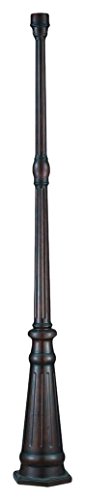 Kalco 9019WT Outdoor Anchor Mount Post, Walnut Finish