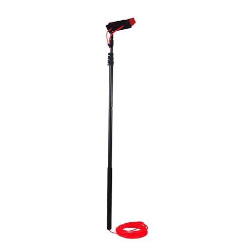 CHENWMZ Swimming Pool Wall & Tile Brush, Extendable Window Cleaning Pole Cleaner Kit, Outdoor Cleaning Tools for Cleans Roof & Floors, Photovoltaic and Solar Panels (One Color 5.