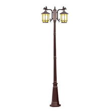 ZQHQYNQDFY Lamp Post Lights Outdoor, Outdoor Landscape Lighting, Waterproof Double-Head High Pole Street Lamp for Garden, Park, Villa, Hotel Entrance