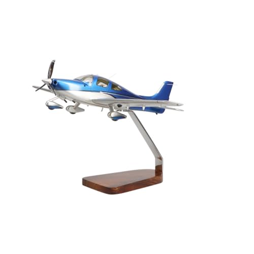 High Flying Models Cirrus SR22 Clear Canopy Large Mahogany Sculpture Multicolor