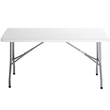 PRO&Family 10 Pack! 30" x 60" White Plastic Folding Table. Folding Desk Bar Table Coffee Table Folding Camping Table Outdoor Bar Portable Table Foldable Table Bistro Table