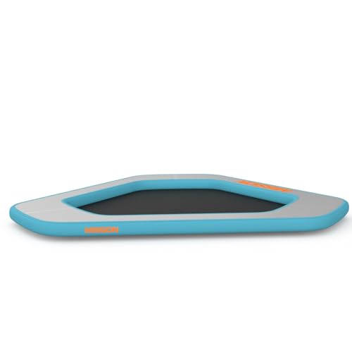 MISSION Inflatable Floating Pool Reef Lite Splash Mat Blue