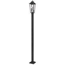 Z-Lite Gannon 3 Light 120" Tall Post Light Black