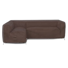Patio Sectional Sofa Cover 18 Oz - 100% Waterproof & Weather Resistant PVC Coated 83" x 104" x 31" x 32" L Shape Sofa Cover for Indoor/Outdoor (Left Side Sofa, Coffee)