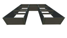 Frame It All Weathered 2" Tool Free Jumbo U-Shaped Walk-in 4 LVL Weathered Wood 2