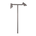 WAC Lighting Accent Stem LED 12V Path and Area Double Light 3000K Warm White Solid Brass Coated in Bronze