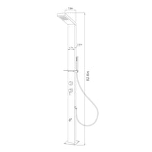 Onwowsun 316 Stainless Steel Villa Garden Floor-Mounted Shower Set for Swimming Pools and Beaches, Gold