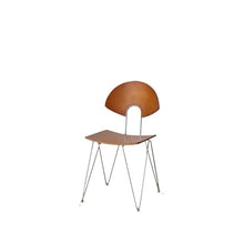 OUTIFUOSSR Ancient Wooden Household Dining Chair with Simple Backrest, Retro-Style Living Room Lounge(Walnut)