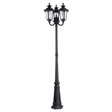 Livex Oxford 3 Light Outdoor Post Black