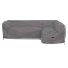 Covers & all Patio Sectional Sofa Cover 12 Oz - 100% Waterproof & Weather Resistant PVC Coated 100" x 130" x 38" x 34" L Shape Sofa Cover for Indoor / Outdoor (Right Side, Grey)