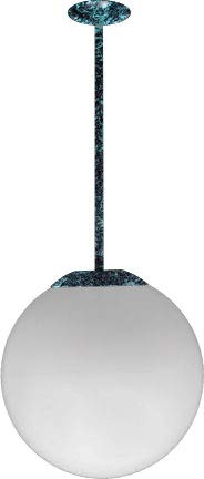 DABMAR LIGHTING INC D7502-18-VG Ceiling Fixture,D7502,VG,18",Globe 18"