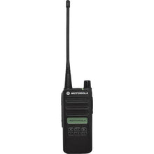 Motorola Solutions 4 Pack CP100D UHF Portable Two Way Radio with Earpieces Black