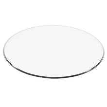 Pealihuy Garden Outdoor Table Top,Round Glass Table Top - Glass Table Protector,for Replacement Table Tops,Strong Load-Bearing Capacity Glass Round Table Top(100cm(40 in))