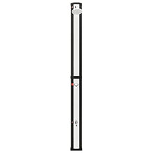MKLFBY Black Silver 35L Solar Shower Set 14.8 X 18 X 217 Cm Anti-Uv Octagon for Home Garden
