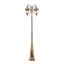 ZQHQYNQDFY Lamp Post Lights Outdoor, Outdoor Waterproof Double-Headed High Pole Lamp for Garden, Villa, Lawn, Street, Courtyard, and Park Lighting