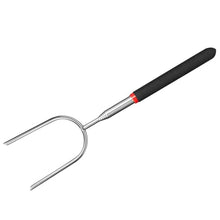 OEKFVCHVZ Stainless Steel Telescopic Barbecue Fork Outdoor Tool