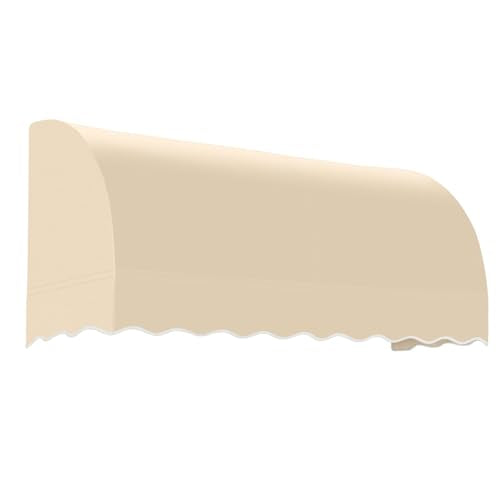 Awntech 10' Savannah (124.5"-44"-36") Waterfall Closed-Sides Awning, Tan