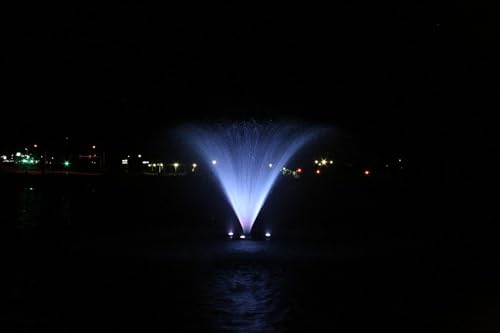 Kasco RGB LED Fountain Lighting - 3 Fixtures for 1/2-1 HP Units, 24V DC, Black