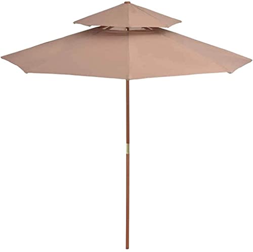 YYBOES Sun Parasol Umbrella Garden Parasols 9ft / 270cm Patio Table with Crank, Perfect for Outdoor Garden Yard, Beach Commercial Event Market, g, Swimming Pool
