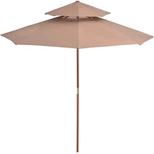 YYBOES Sun Parasol Umbrella Garden Parasols 9ft / 270cm Patio Table with Crank, Perfect for Outdoor Garden Yard, Beach Commercial Event Market, g, Swimming Pool