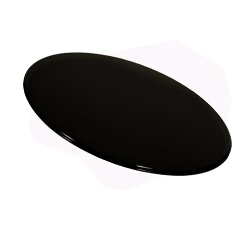 Round Glass Table Top, Black, Glass Table Top, Tempered Glass Cover Sheet, Round Glass Dining Table Top, Clear Circular Dining Table Top, Tempered Flat Edge Polish Glass Table Top ( Size : 90CM(36INCH