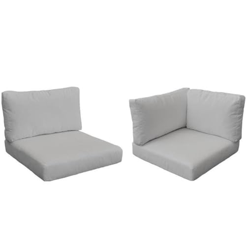 TK Classics Cushion Set for BELLE-11a Gray