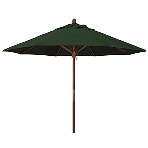 Parasol Umbrella Wooden Patio Umbrella, Lightweight Large Protective Cover with Wind Ven, Fade Resistant & Last Longer Outdoor Beach Umbrella