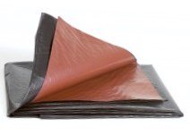 Economy Koi Fish Pond Garden Liner 32'8''X 22'9'' (10m x 7m) Reversible Black or Brown Color Flexible Backyard Liners for Ponds, Water Features, Fountains, Waterfall Lining, Water Gardens