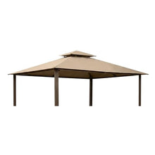 Garden Winds Heavy Duty Reinforced RipLock 500 Replacement Canopy Top Cover Compatible with Kingsbury 10’ x 13’ Gazebo Model GZ584 - Beige