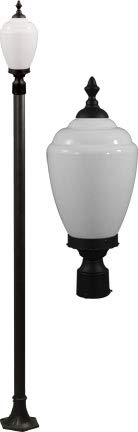 DABMAR LIGHTING Alisa Post Light Fixture 120 Volts Black