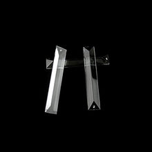 1 Hole 22x63-300mm Glass Crystal Garland Clear Trimming Prism Part Wedding Home Decoration Crystal Chandelier Pendant - (Color: 22mmX63mm)