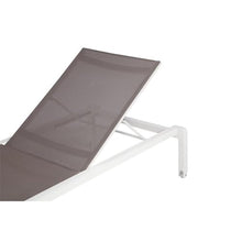 Pemberly Row Modern Aluminum Patio Loungers, Gray Finish, Set of 2, Stacking Design, Rust-Free Frame, 71 in Wide Outdoor Seating for Garden or Deck Use