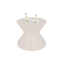 Ledge Lounger - Signature Tall Ice Bin Side Table with Umbrella Hole - Table Only, No Lid - All Weather, Outdoor Ice Chest Cooler Side Table - Water Depths 0-15” - for Pool, Sundeck, Patio