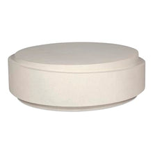 Moe's Home Collection Cosmo Stone Coffee Table White Color