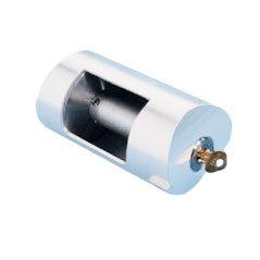 Eder Flag Flagpole Winch (M) Style for Internal Halyard 5 Inch Dia Pole White Powder Coat