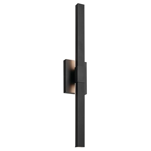 Kichler Nocar LED Outdoor Wall Light, Textured Black