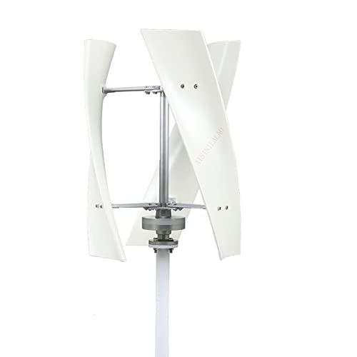 AISINILALAO Wind Power Generator,6000W 12V 24V 48V Vertical Wind Turbine 3 Blade with Charger Controller Low Speed Low Noise for Wind Power, Solar Energy, and Batteries,48v