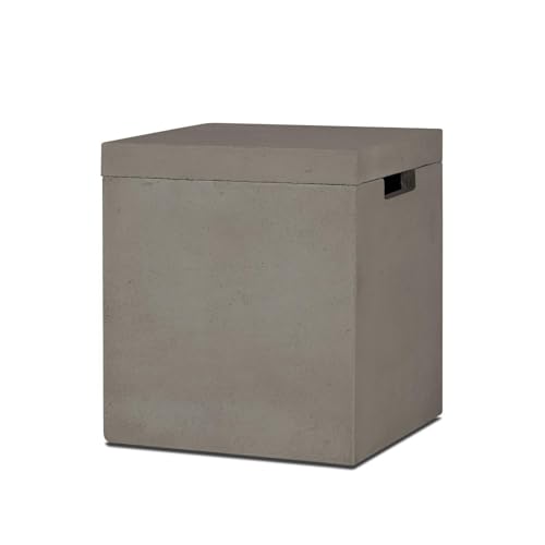 BBQGUYS Signature Geneva Propane Tank Cover - Flint - 1585-FLNT