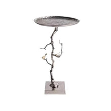 ENGENDER Couch Side Table Home Silver Vine Sofa Side Table Porch Storage Flower Stand Narrow End