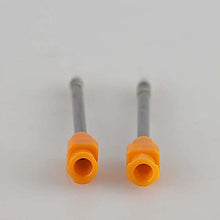 Fhis Dispensing Environmental Protection Plastic Base Stainless Steel Barbecue Meat Marinade Replacement Needles 1oz 2oz Pack of 1000 (Orange) Courier Free Shipping