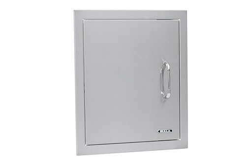 Bull Outdoor Products Premium Components for Outdoor Kitchen BBQ Island Vertical Access Door-Left Hinge with Reveal