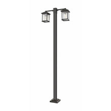 Z-Lite 2-Light Outdoor Post Mounted Fixture Oil Rubbed Bronze