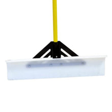LIRHIQYGF 50530 2-Pack 30" Snow Pusher Shovel with UHMW Poly Blade, Fiberglass Handle and D-Grip