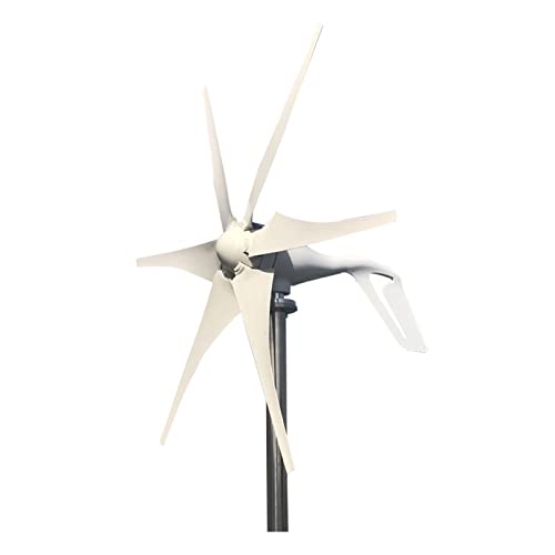 Wind Turbine Generator 1000W 6 Blades New Energy Horizontal Wind Turbine Generator MPPT Controller 12v 24v Homeuse Low Noise Small Windmill - Onshore Wind(Hybrid Controller,12V_5)