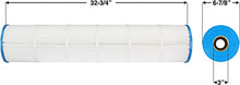 Pureline Pool Replacement Cartridge Filter, 131 Sq Ft, 4-Pack, Compatible with Hayward C5025, C5020, CX1280RE