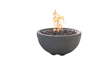 Modeno Nantucket Propane Fire Pit Table Cast Concrete 26 x 26-in