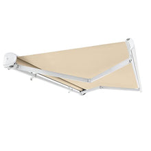 Awntech 8' Full Cassette Manual (8' x 6.5') Retractable Patio Awning, Tan